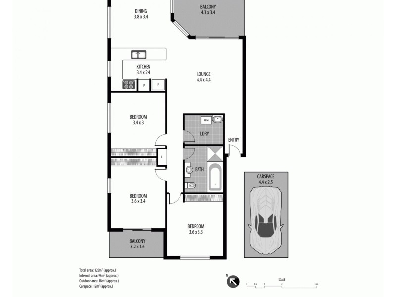 13/202 Henry Parry Drive, North Gosford NSW 2250 Floorplan