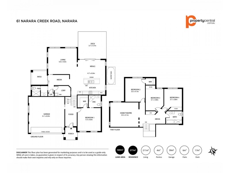 61 Narara Creek Road, Narara NSW 2250 Floorplan