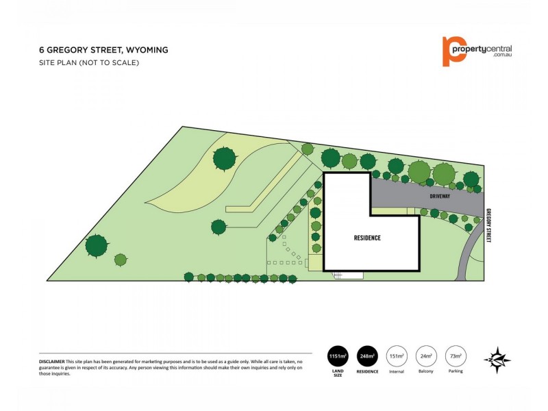 6 Gregory Street, Wyoming NSW 2250 Floorplan