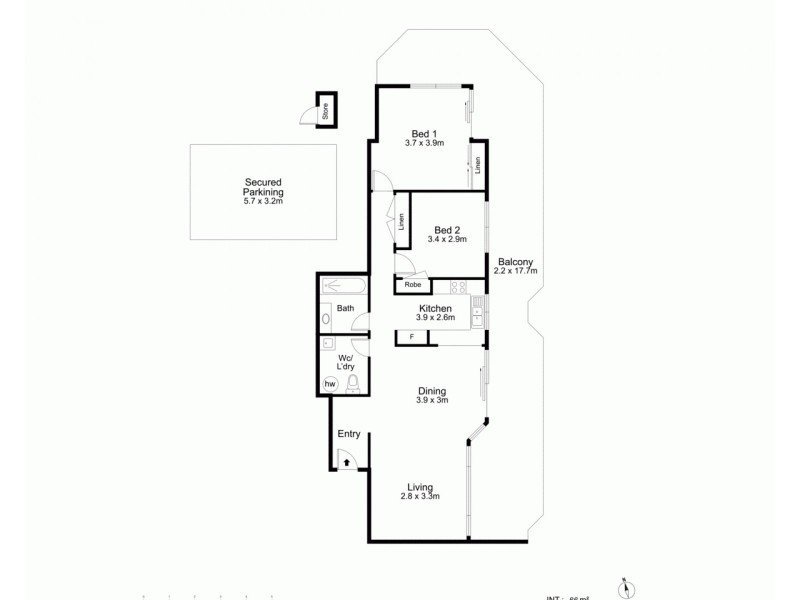 8/70 Karalta Road, Erina NSW 2250 Floorplan