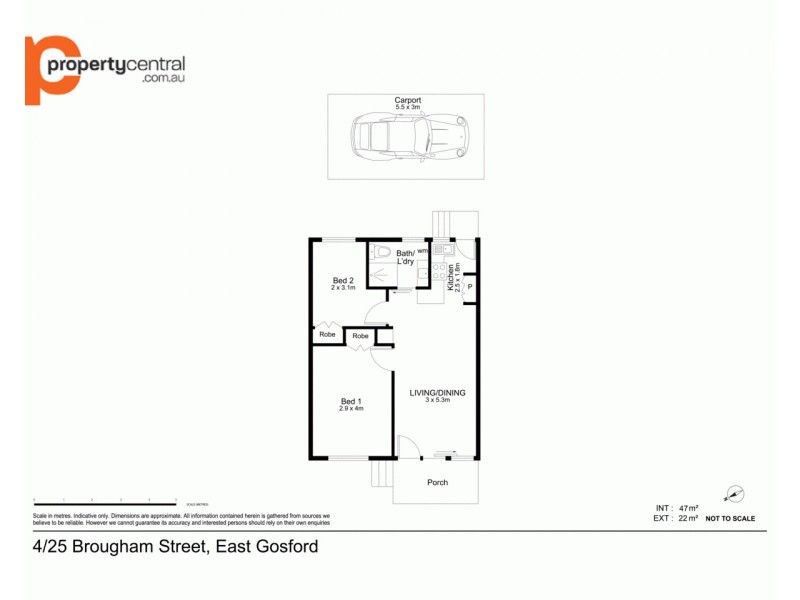 4/25 Brougham Street, East Gosford NSW 2250 Floorplan