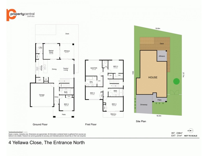 4 Yellawa Close, The Entrance North NSW 2261 Floorplan