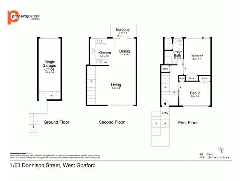 1/63 Donnison Street, West Gosford NSW 2250 Floorplan