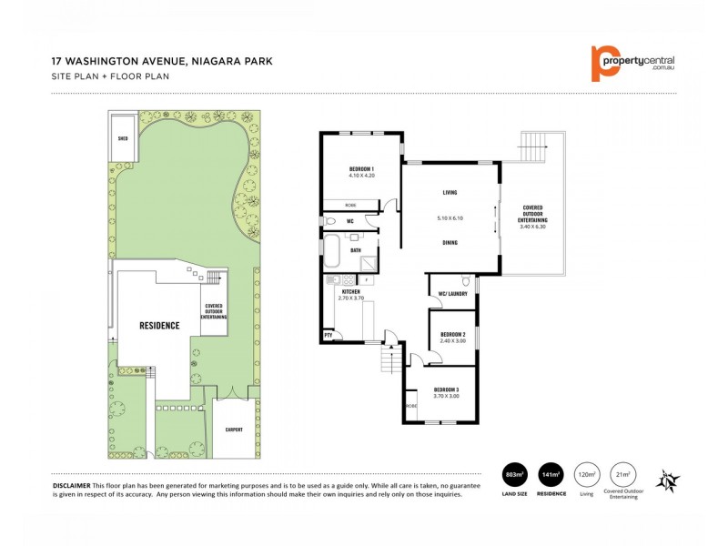 17 Washington Avenue, Niagara Park NSW 2250 Floorplan