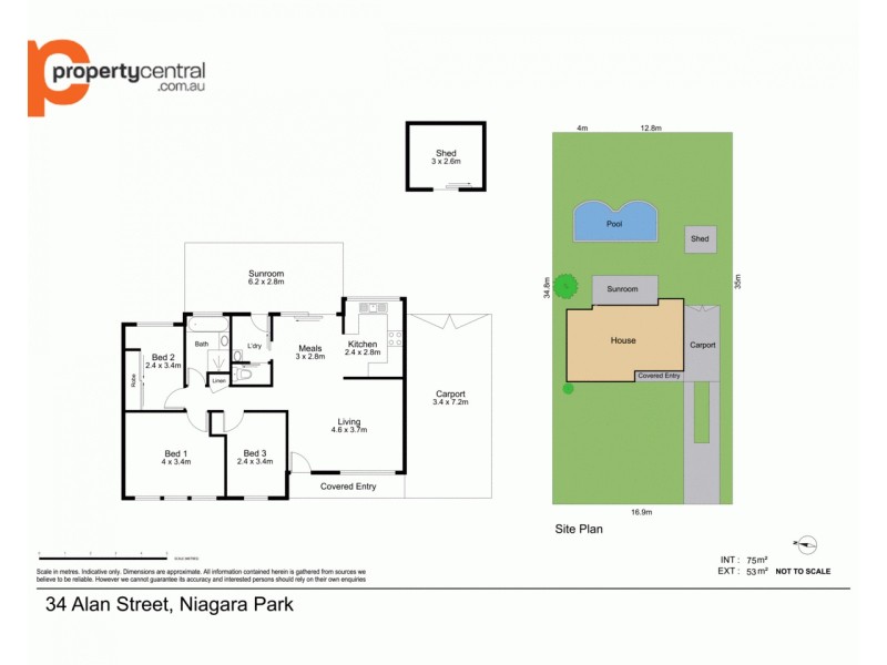 34 Alan Street, Niagara Park NSW 2250 Floorplan