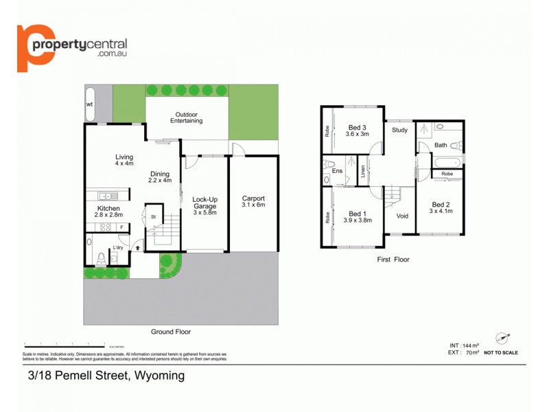 3/18 Pemell Street, Wyoming NSW 2250 Floorplan