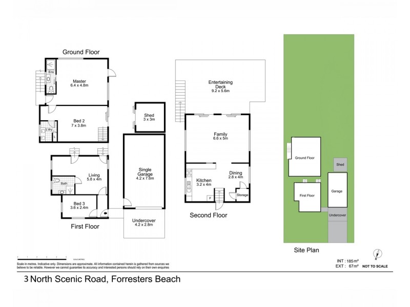 3 North Scenic Road, Forresters Beach NSW 2260 Floorplan