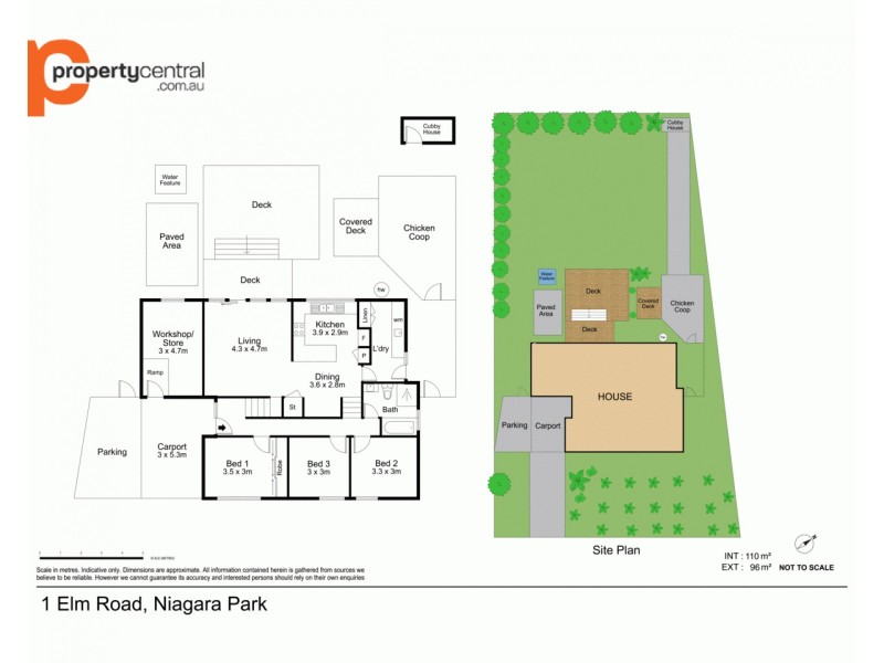1 Elm Road, Niagara Park NSW 2250 Floorplan