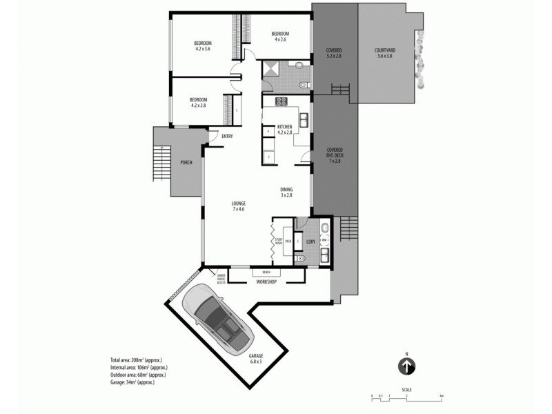 2 Tingira Crescent, Wyoming NSW 2250 Floorplan