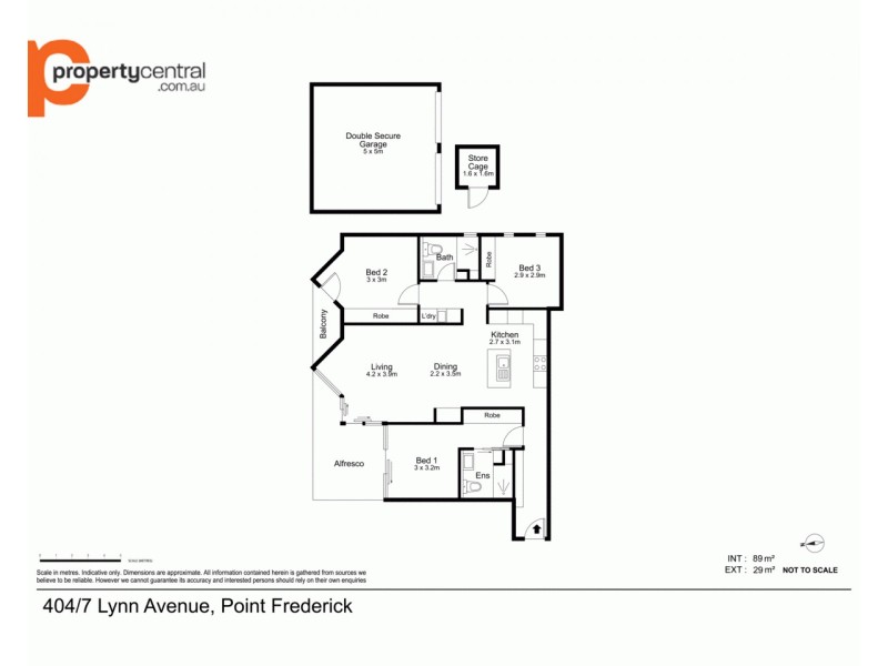 404/7 Lynn Avenue, Point Frederick NSW 2250 Floorplan