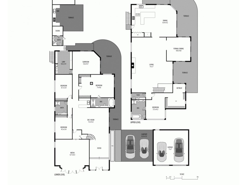 10 & 12 Ocean View Drive, Wamberal NSW 2260 Floorplan