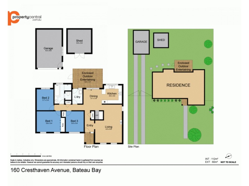 160 Cresthaven Avenue, Bateau Bay NSW 2261 Floorplan