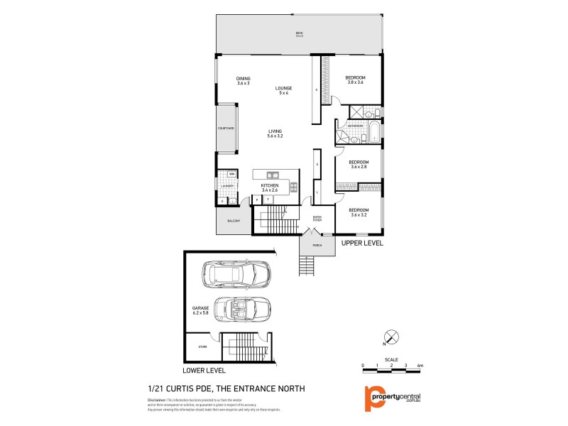 1/21 Curtis Parade, The Entrance North NSW 2261 Floorplan