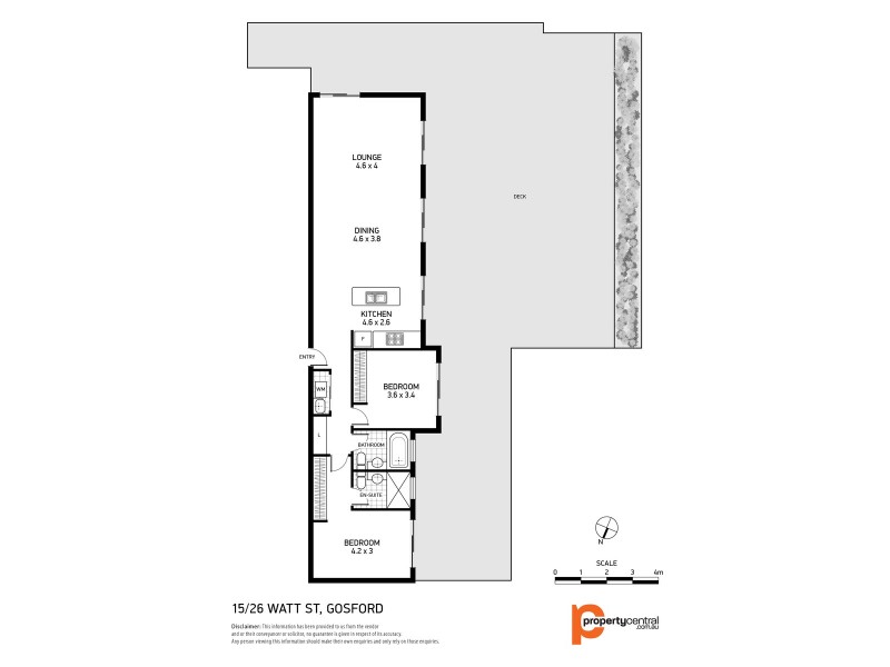 15/26 Watt Street, Gosford NSW 2250 Floorplan