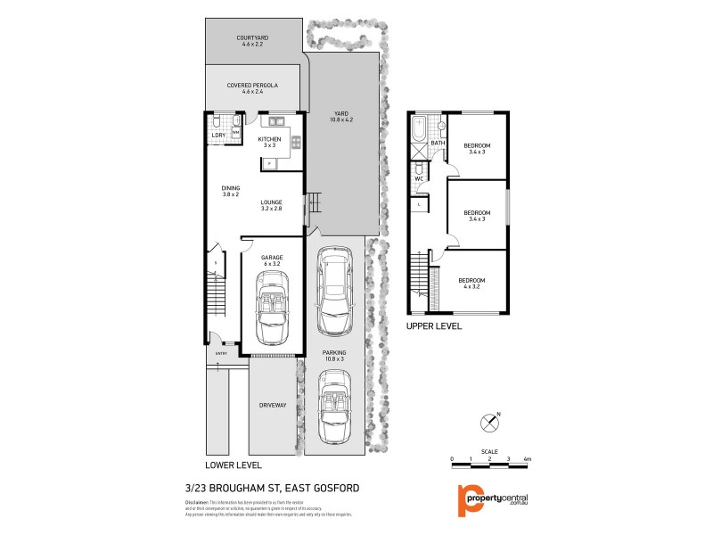 3/23 Brougham Street, East Gosford NSW 2250 Floorplan