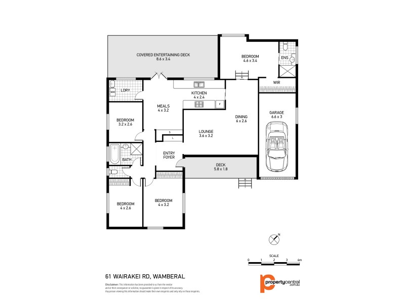 61 Wairakei Road, Wamberal NSW 2260 Floorplan
