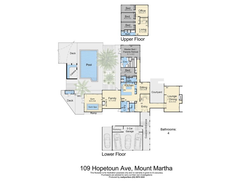 109 Hopetoun Avenue, Mount Martha VIC 3934 Floorplan
