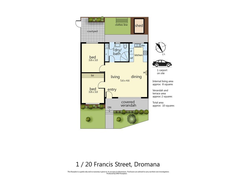 1/20 Francis Street, Dromana VIC 3936 Floorplan