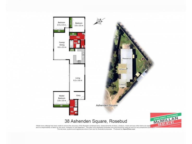 38 Ashenden Square, Rosebud VIC 3939 Floorplan