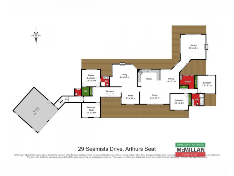 29 Seamists Drive, Arthurs Seat VIC 3936 Floorplan