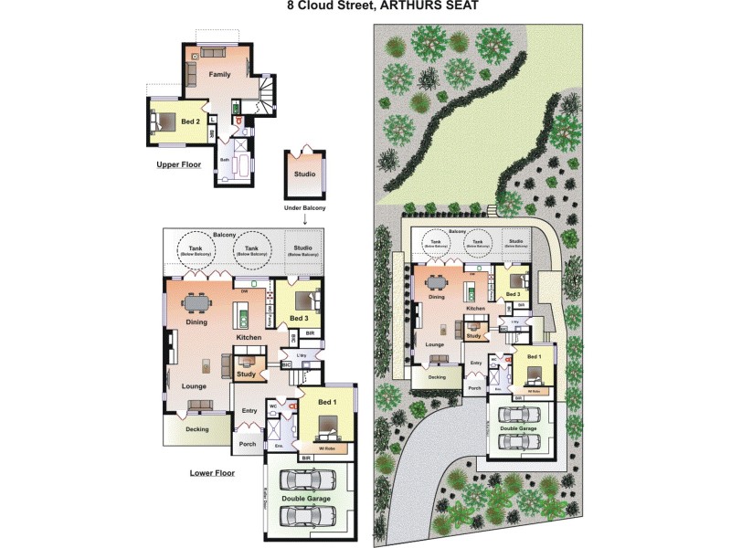 8 Cloud Street, Arthurs Seat VIC 3936 Floorplan