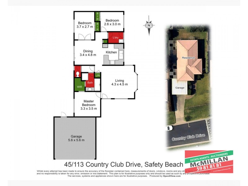 45/113 Country Club Drive, Safety Beach VIC 3936 Floorplan