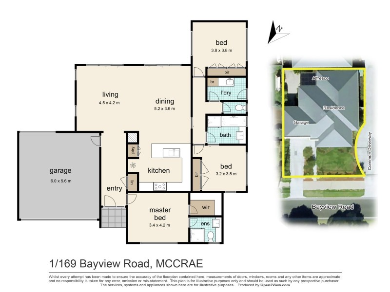 1/169 Bayview Road, Mccrae VIC 3938 Floorplan
