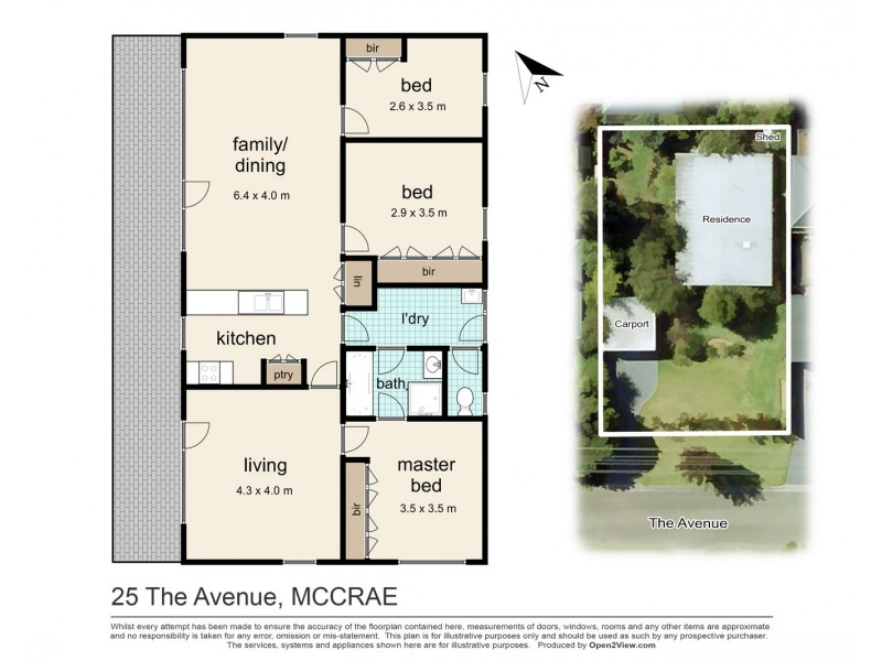 25 The Avenue, Mccrae VIC 3938 Floorplan