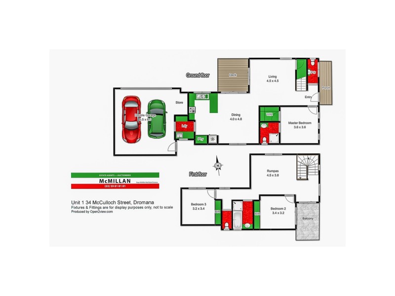 1/34 McCulloch Street, Dromana VIC 3936 Floorplan