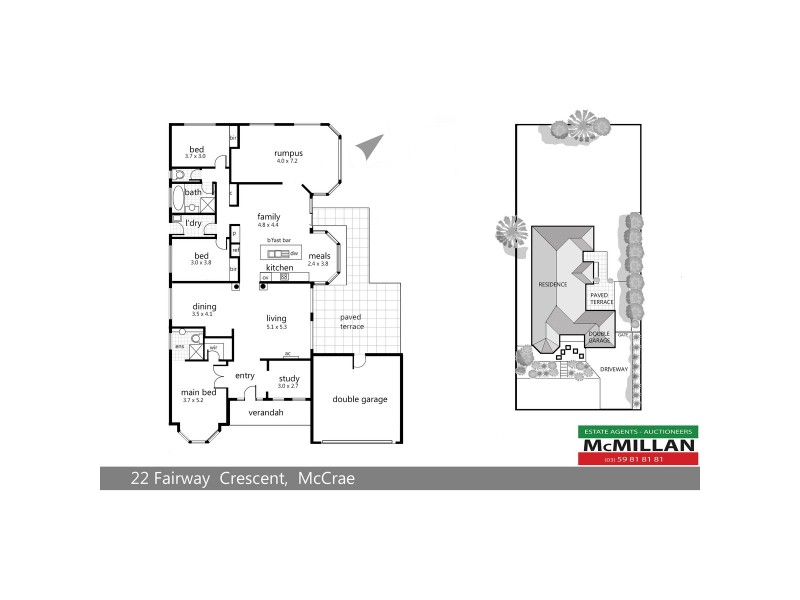22 Fairway Crescent, Mccrae VIC 3938 Floorplan