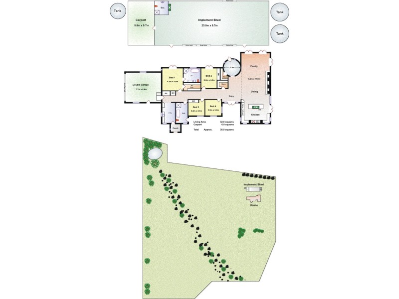 217 Gwenmarlin Road, Flinders VIC 3929 Floorplan