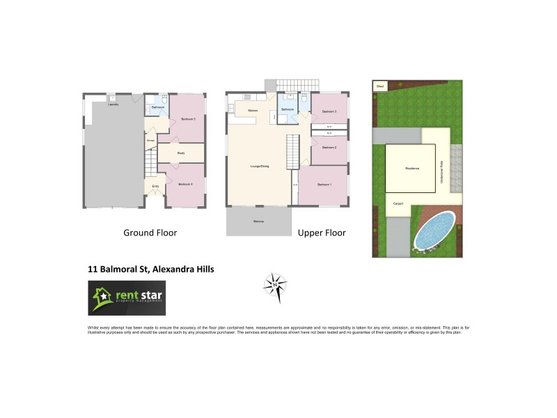 11 Balmoral Street, Alexandra Hills QLD 4161 Floorplan