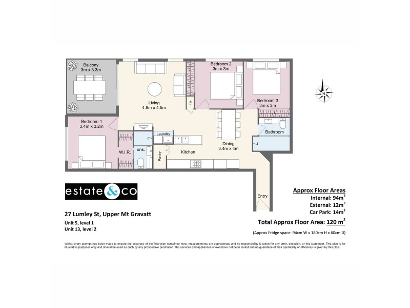 5/27 Lumley Street, Upper Mount Gravatt QLD 4122 Floorplan