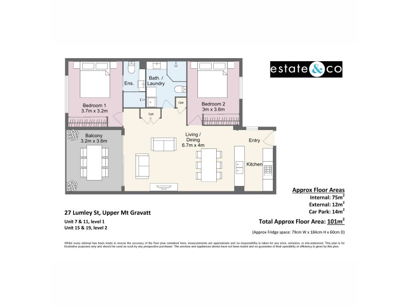 7/27 Lumley Street, Upper Mount Gravatt QLD 4122 Floorplan