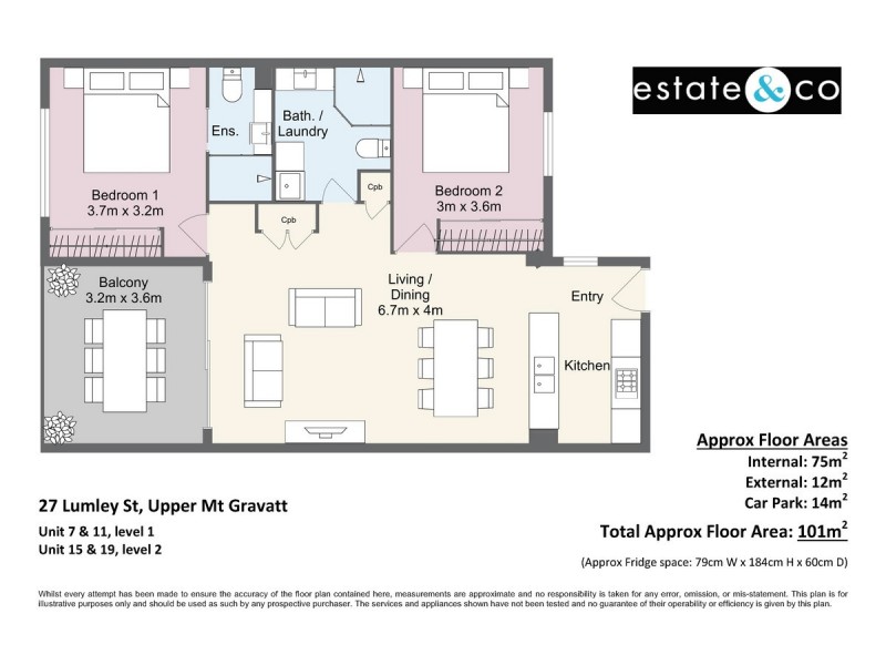 15/27 Lumley Street, Upper Mount Gravatt QLD 4122 Floorplan