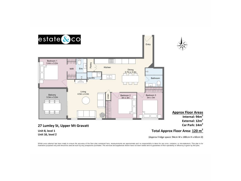 16/27 Lumley Street, Upper Mount Gravatt QLD 4122 Floorplan