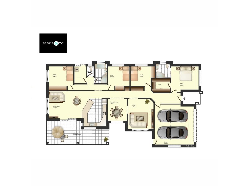 96 Brookeside Crescent, Seventeen Mile Rocks QLD 4073 Floorplan