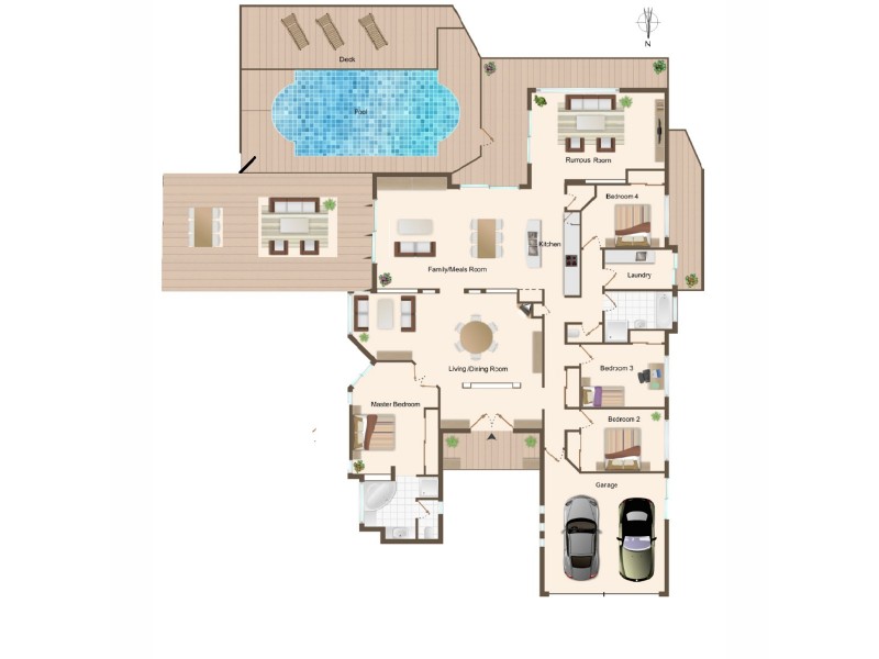 94 Brookeside Crescent, Seventeen Mile Rocks QLD 4073 Floorplan