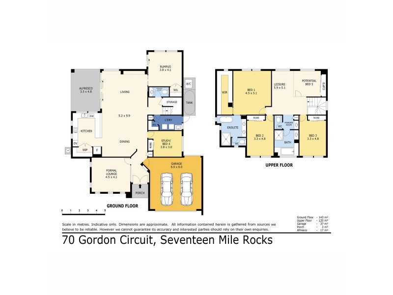 70 Gordon Circuit, Seventeen Mile Rocks QLD 4073 Floorplan