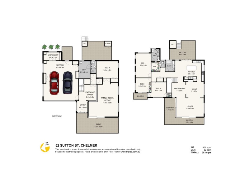 52 Sutton Street, Chelmer QLD 4068 Floorplan