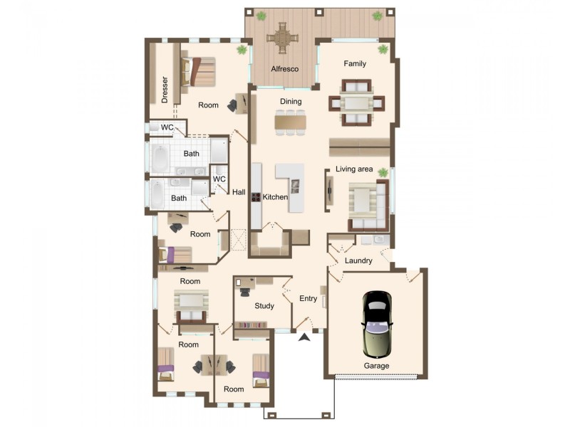 61 Sisley Street, Forest Lake QLD 4078 Floorplan