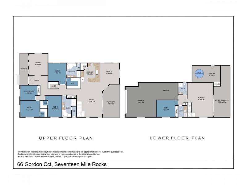 66 Gordon Circuit, Seventeen Mile Rocks QLD 4073 Floorplan