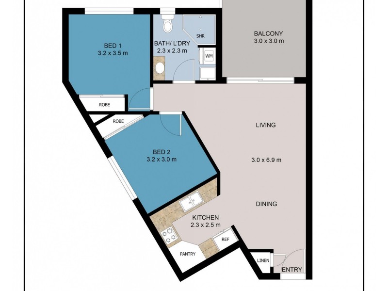 6/55 Samford Road, Alderley QLD 4051 Floorplan