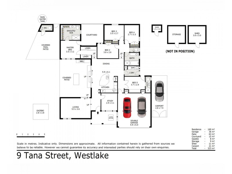 9 Tana Street, Westlake QLD 4074 Floorplan