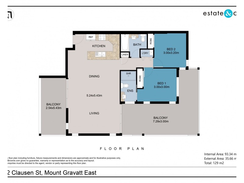 8/2 Clausen Street, Mount Gravatt East QLD 4122 Floorplan