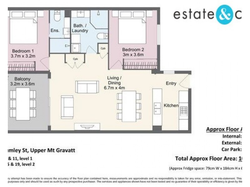 19/27 Lumley Street, Upper Mount Gravatt QLD 4122 Floorplan