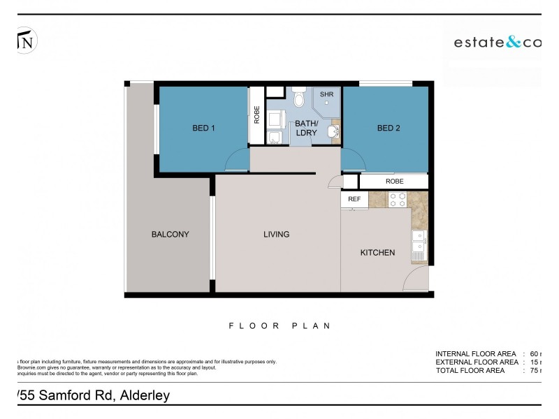 8/55 Samford Road, Alderley QLD 4051 Floorplan