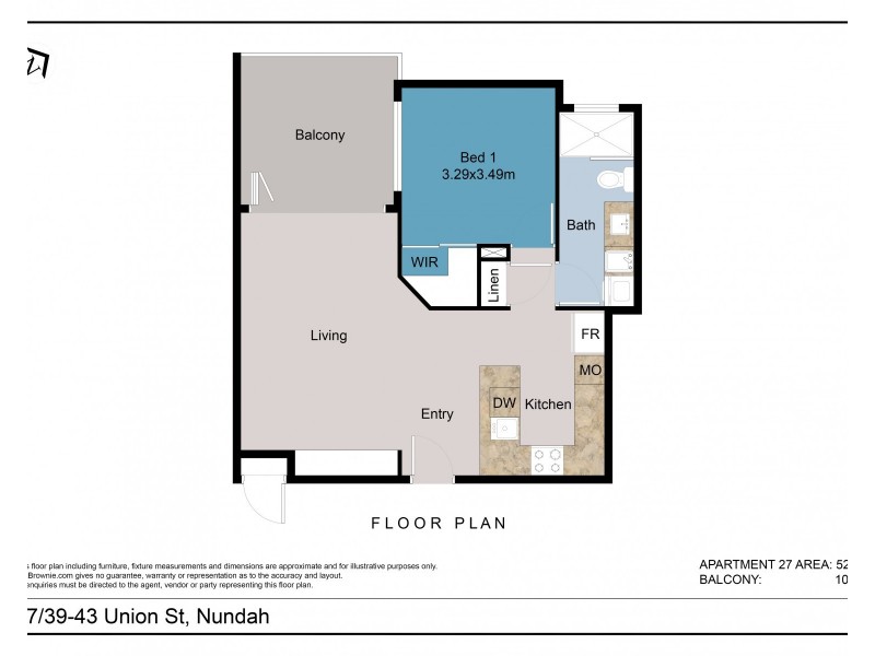 27/39-43 Union Street, Nundah QLD 4012 Floorplan