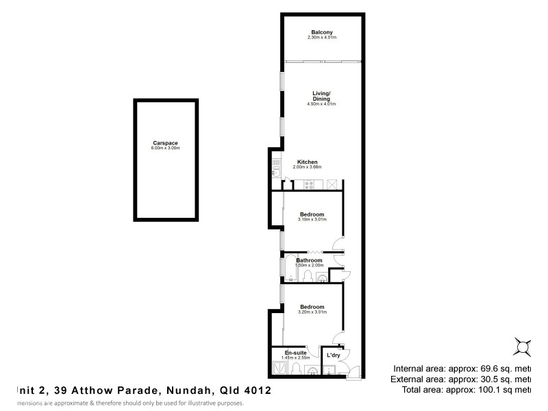 2/39 Atthow Parade, Nundah QLD 4012 Floorplan