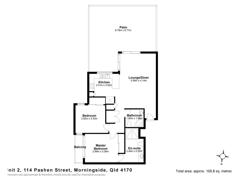 2/114 Pashen Street, Morningside QLD 4170 Floorplan